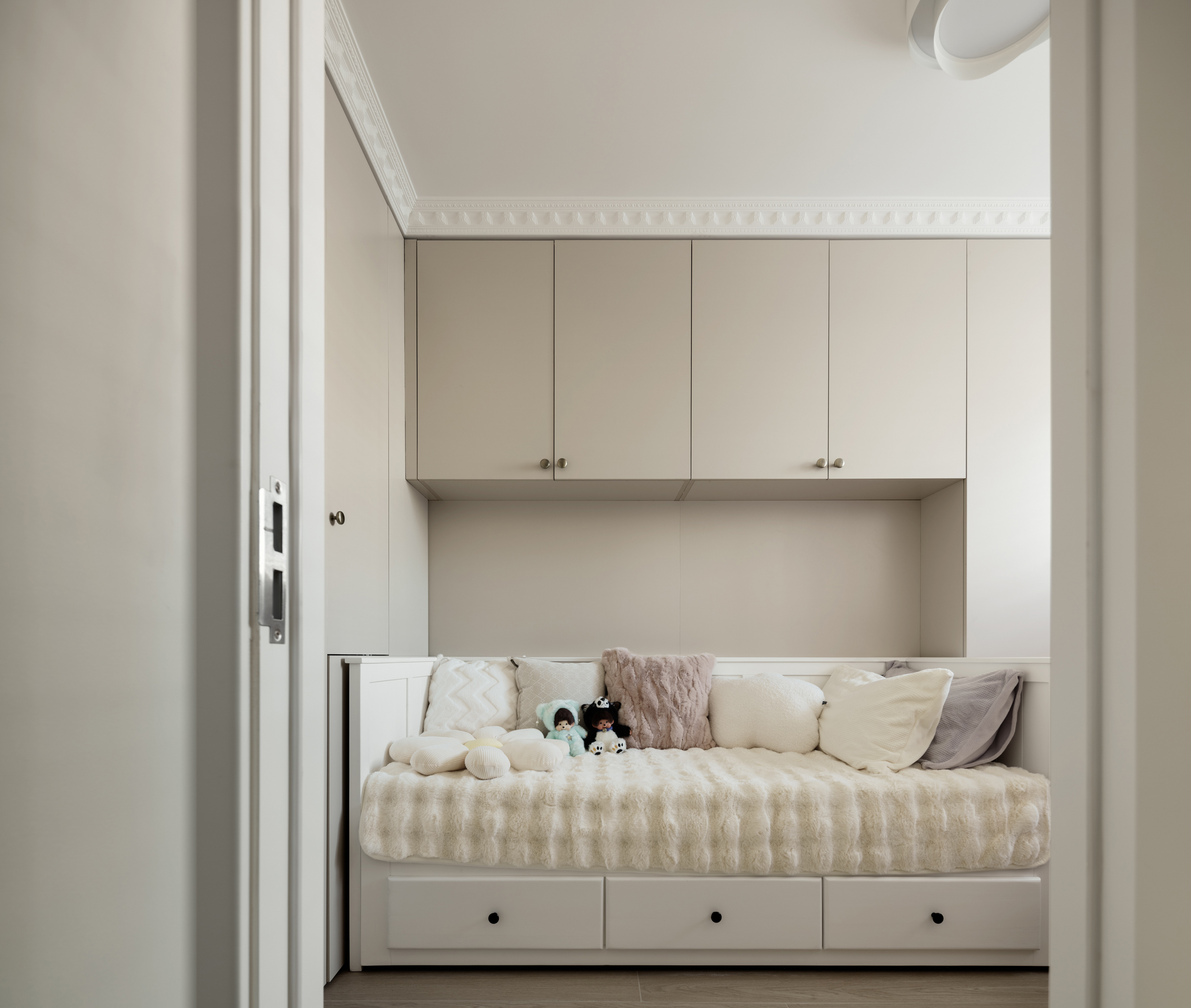 奶油风家居空间摄影案例·北京老破小改造项目丨中国北京丨谷永旺-13