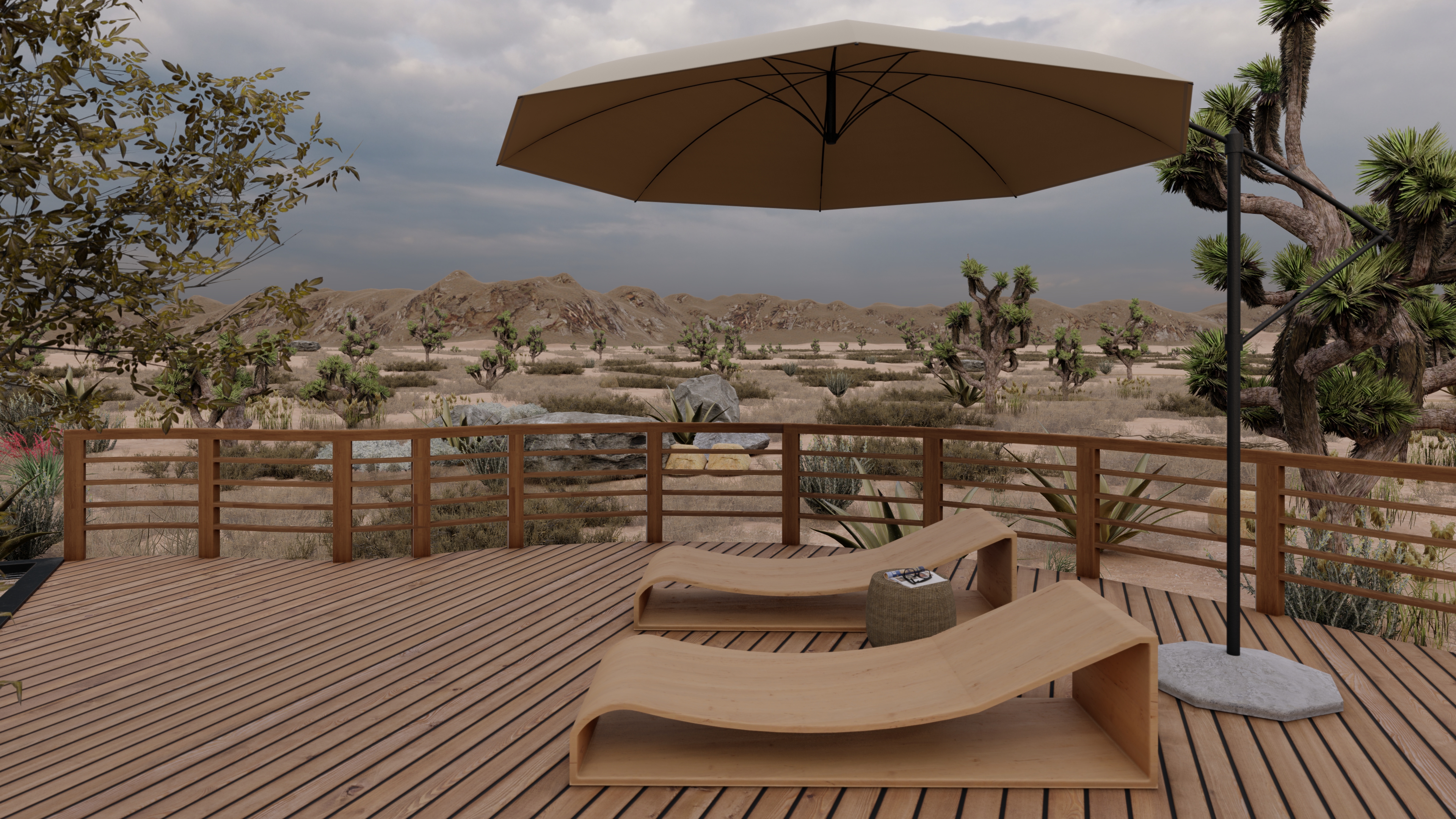 Glamping 概念设计与 3D 渲染丨美国加利福尼亚丨Elisa Felisatti-19