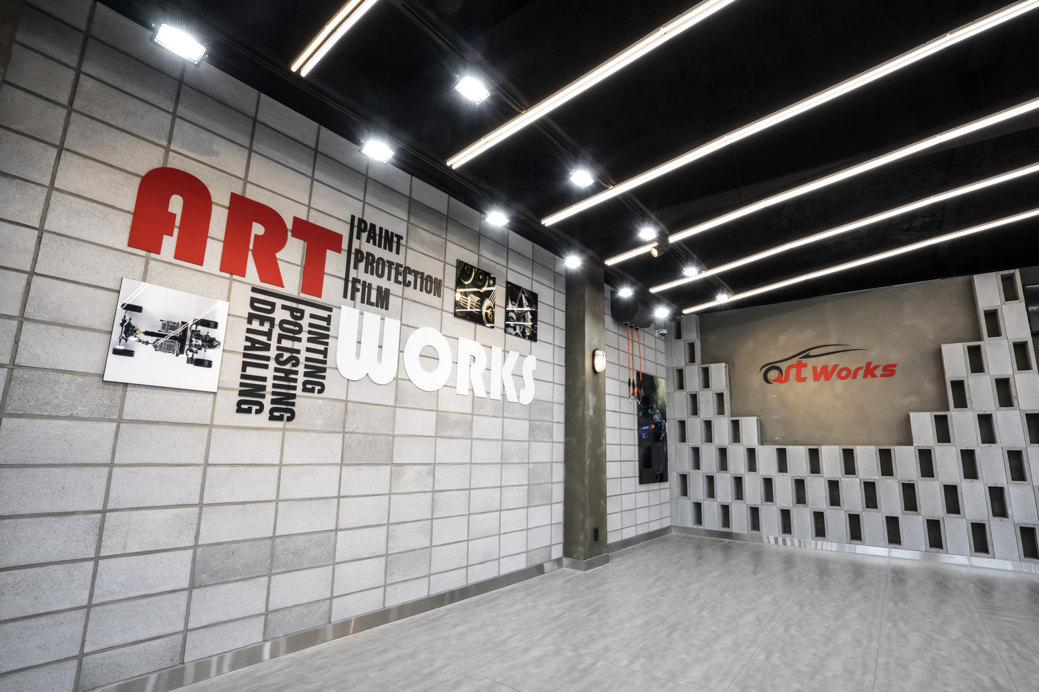 简约明亮 120 平汽车美容店设计-14