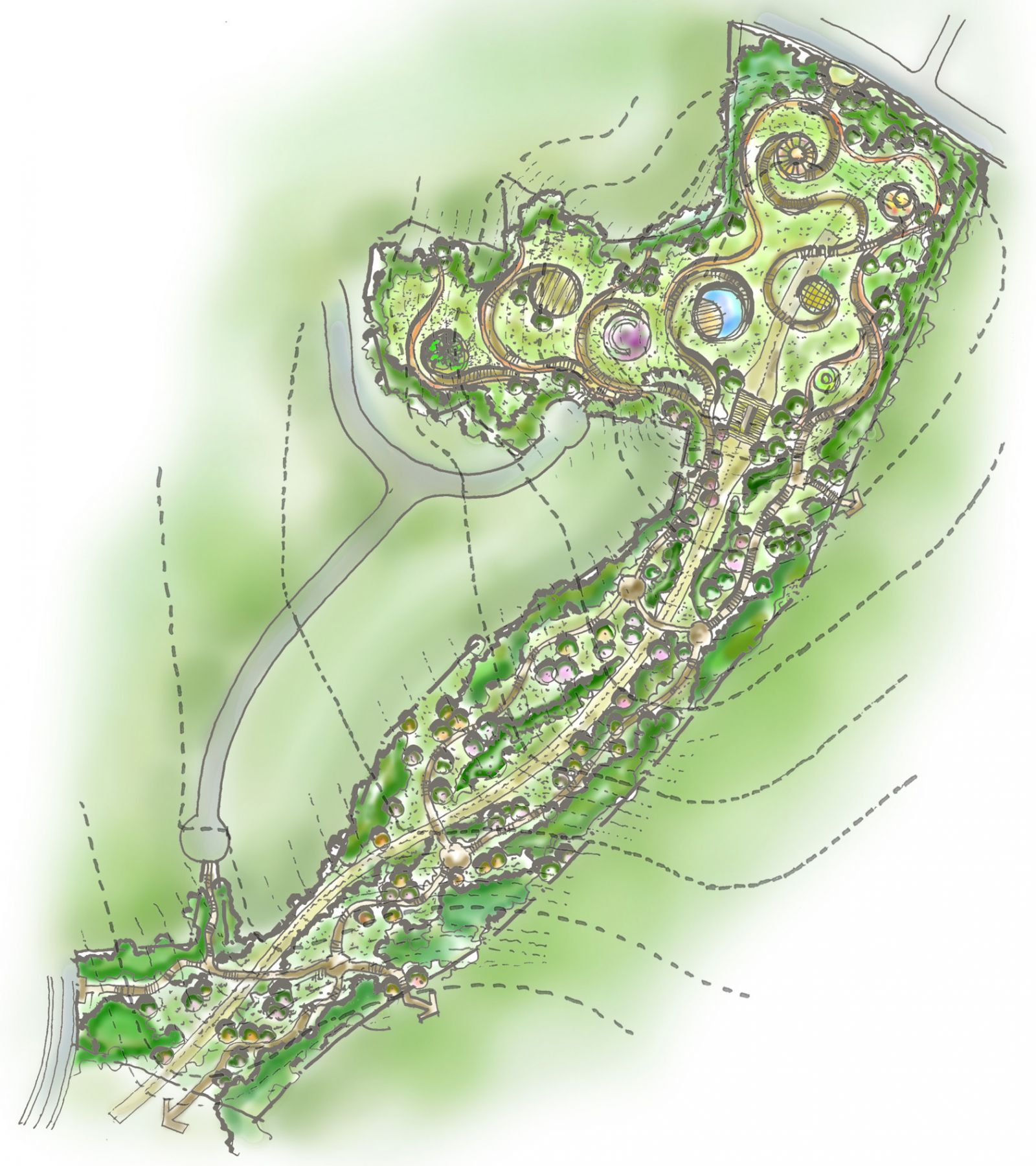 「青山鎮」5號溝住宅社區景觀設計丨中国台湾-12