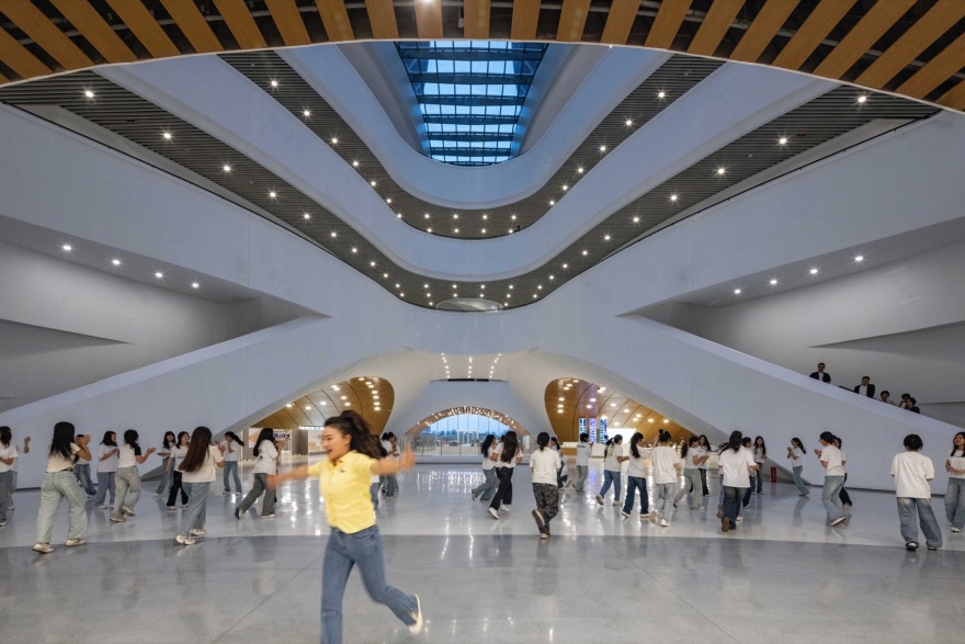 河南信息科技学院图书馆丨中国鹤壁丨同济大学建筑设计研究院(集团)有限公司 四时方院-43