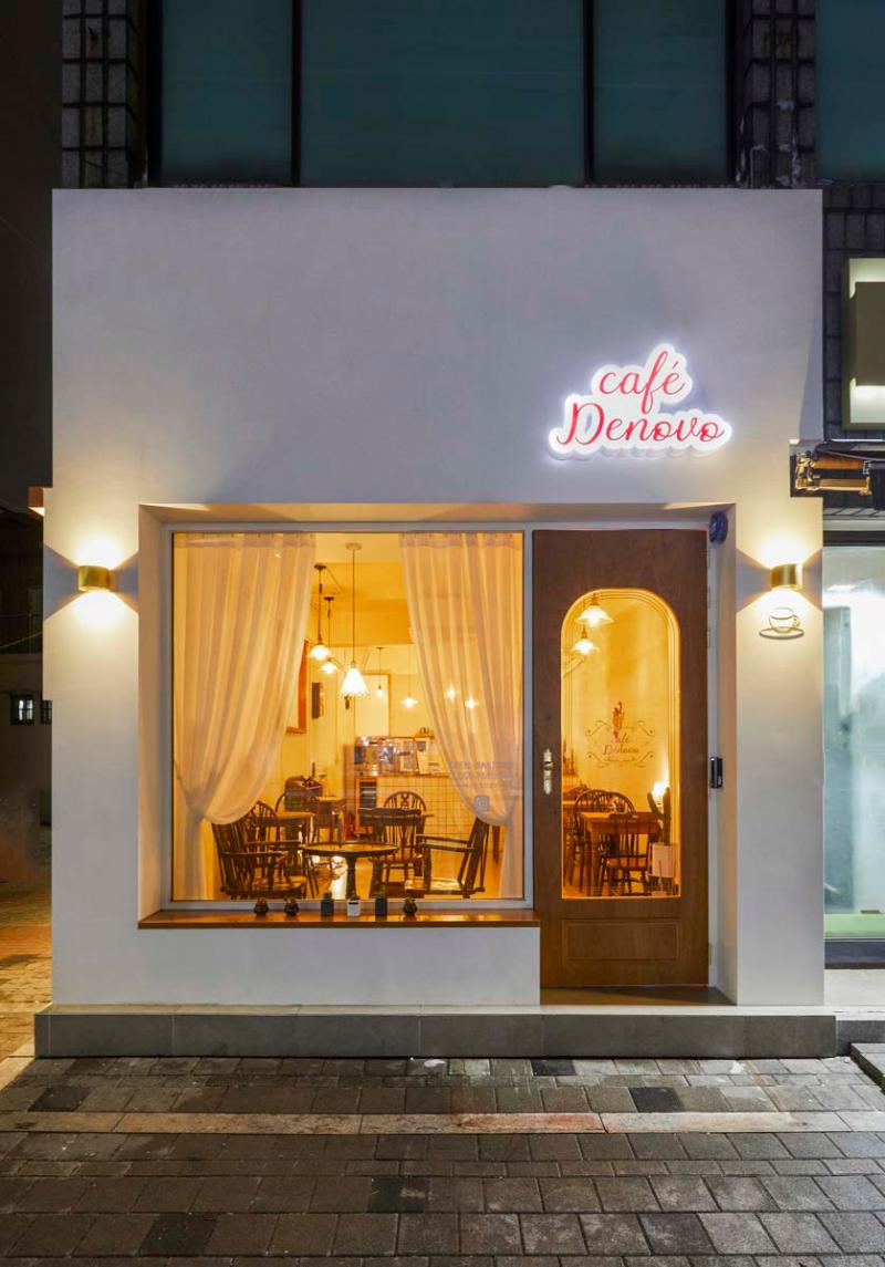 简约白色基调，9 坪咖啡厅的温馨魅力-2