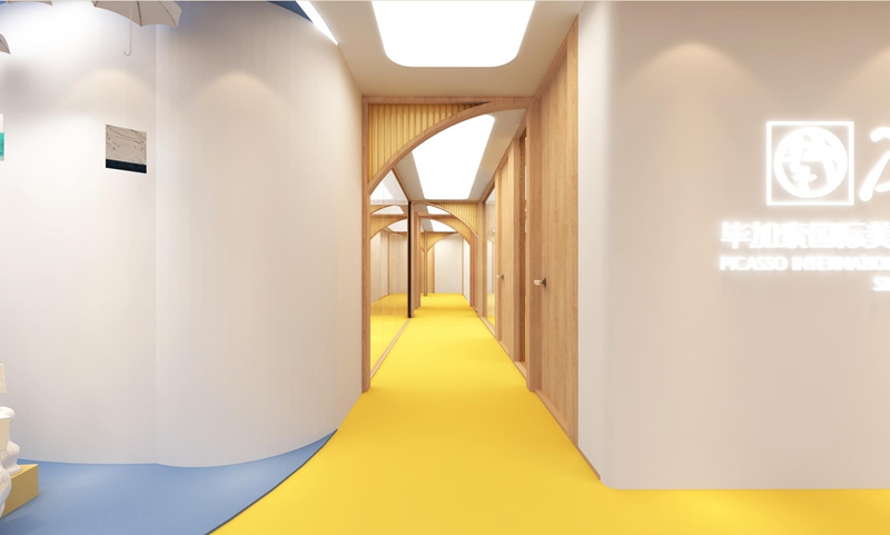 青岛毕加索美术教育中心 | 原木与色彩的创意世界-17