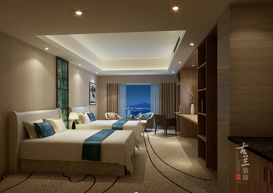 成都品香四季酒店——成都主题酒店装修设计成都设计师酒店装修设计-11