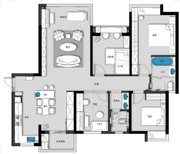 温润原木风,治愈生活的理想家丨中国湖南丨周笙笙全案设计工作室-7