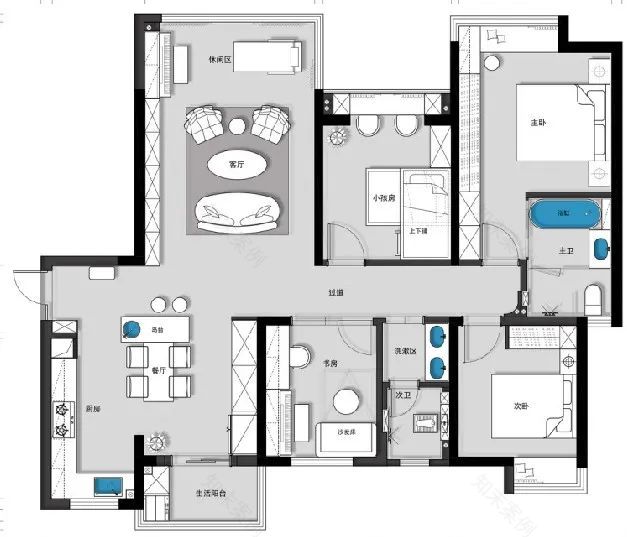 温润原木风,治愈生活的理想家丨中国湖南丨周笙笙全案设计工作室-7