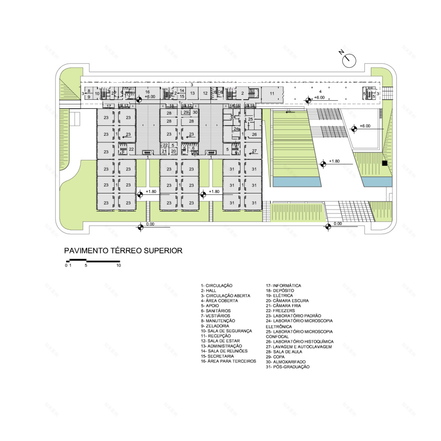 圣保罗大学医学院生物医学研究中心丨巴西里约热内卢丨Biselli Katchborian Arquitetos-15