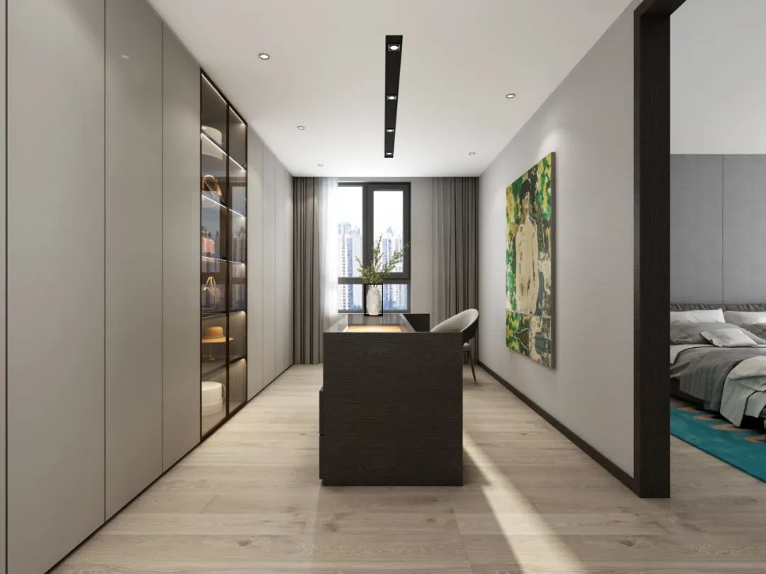 万橡府现代简约风，220㎡空间诠释不老时尚-79