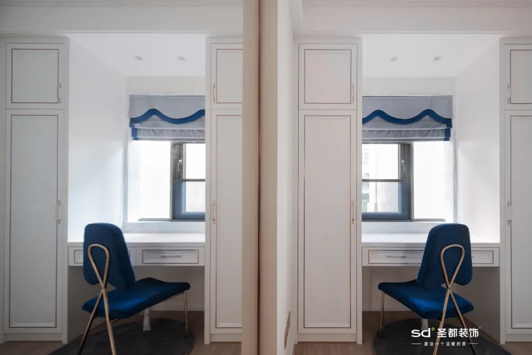 210㎡美式轻奢婚房,父母审美逆袭,犹如艺术馆-58