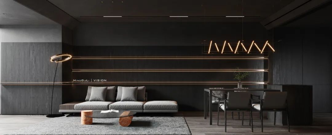 极简黑白灰家装-20