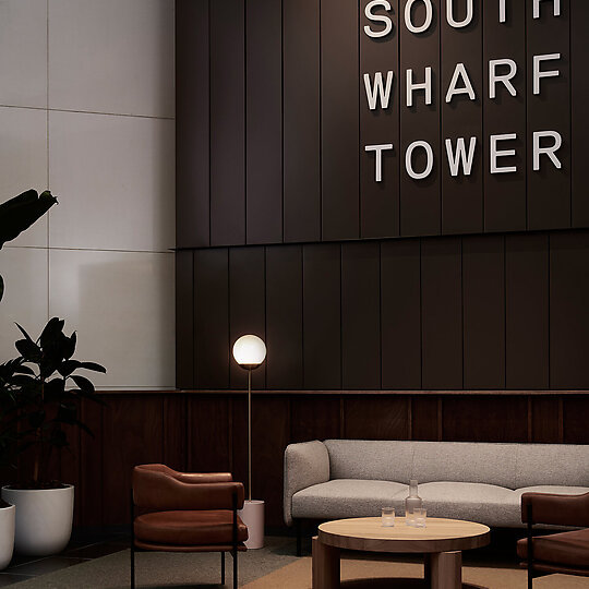 South Wharf Tower Business Lounge by Craig Tan Architects | Australian Interior Design Awards-8
