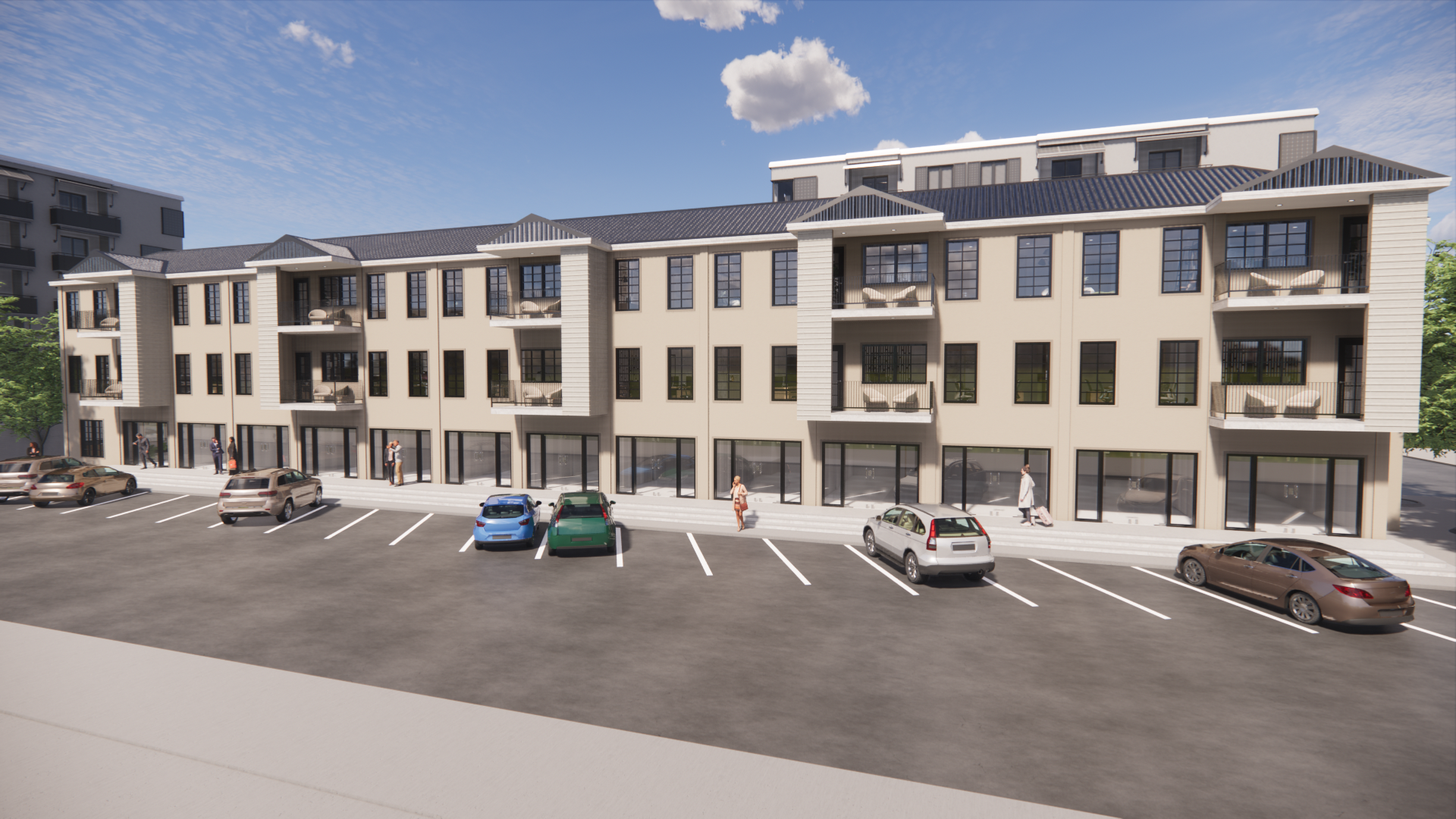 Residential/Commercial Building - 3D Modeling Project-0