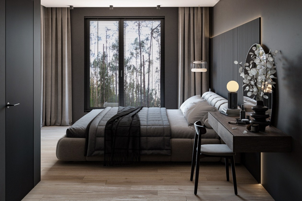 高级黑色系空间设计-17