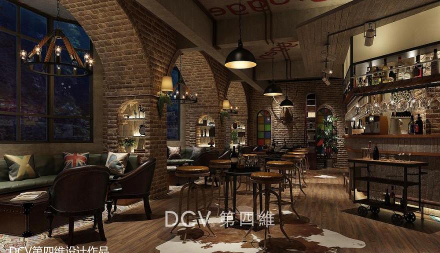 西安 97 号动车驿站二期 美式乡村复古客栈设计-4