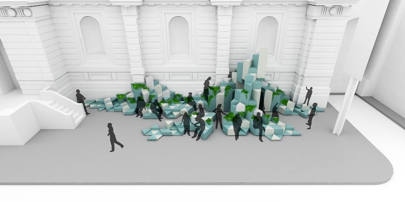 “Unexpected Hill” Installation Opens At The Royal Academy of Arts In London-6