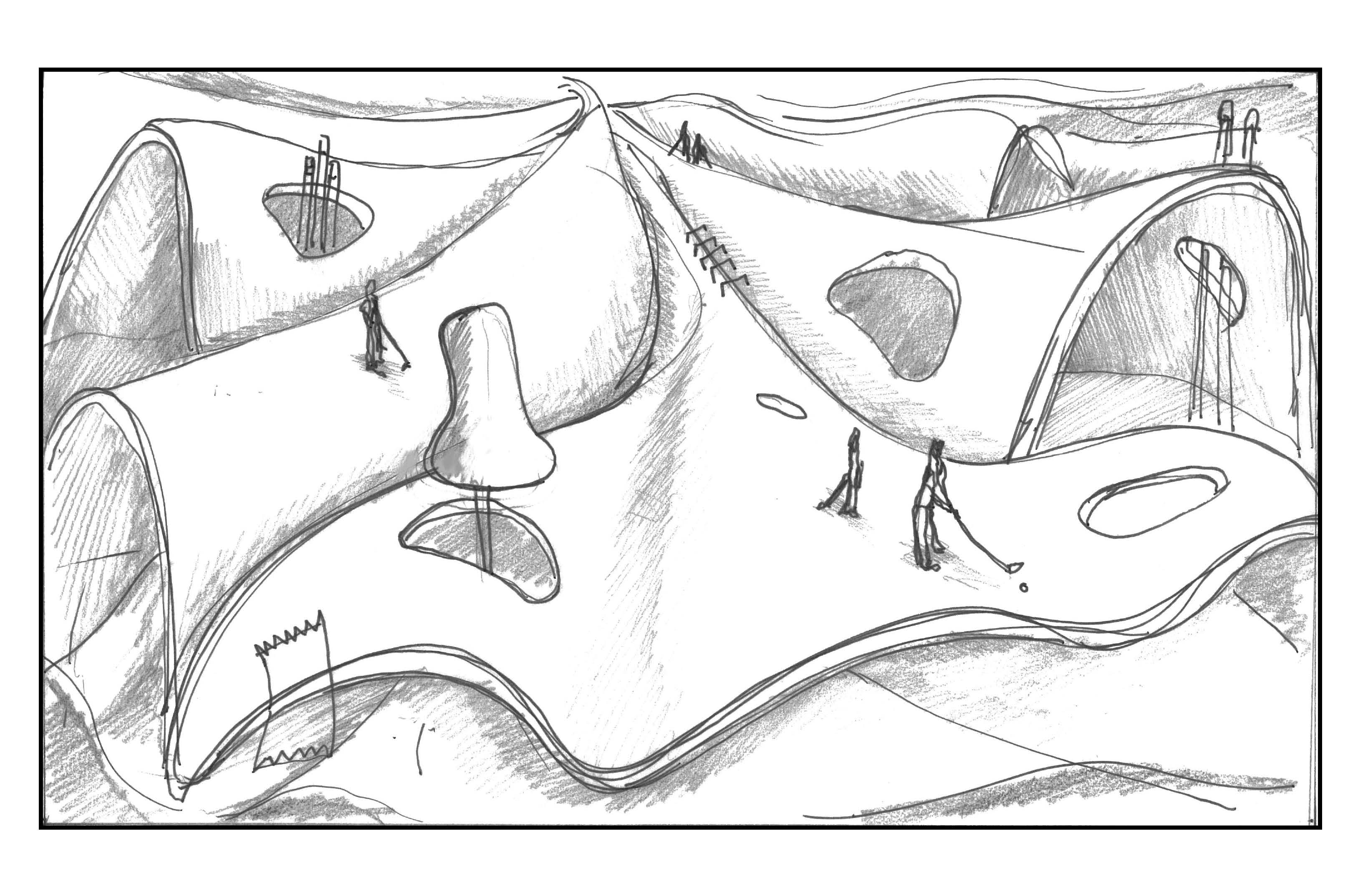 高尔夫景观；高尔夫场景

注：此词并非常见词汇，通常指和高尔夫相关的景观、场景等，结合语境可能会有更精准的表达若此答案不符合要求，请提供更多的语境信息 丨美国纽约-15