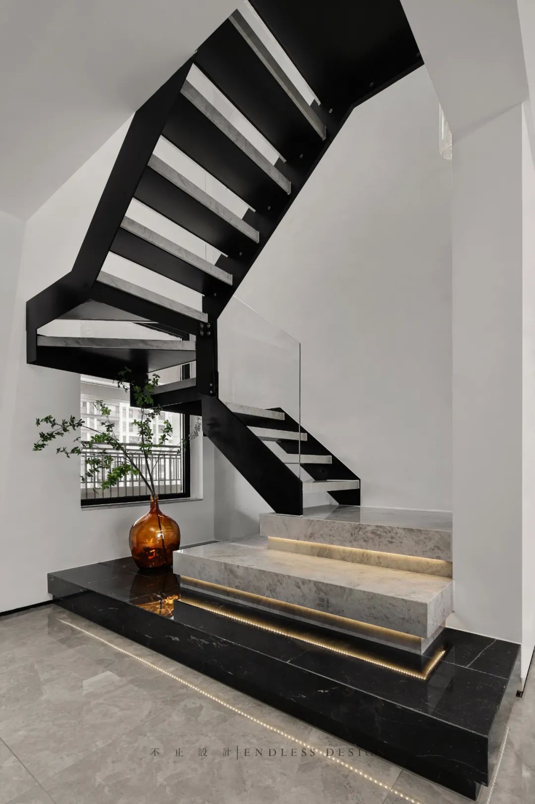 苏州吴江天铂华庭极简黑白灰空间设计丨中国苏州丨不止设计-6