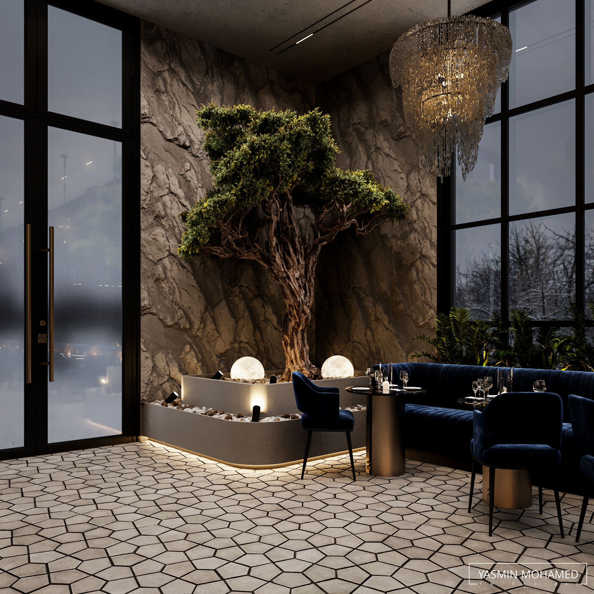 Lu·ury Restaurant Design（豪华餐厅设计）丨yasmin mohamed-5