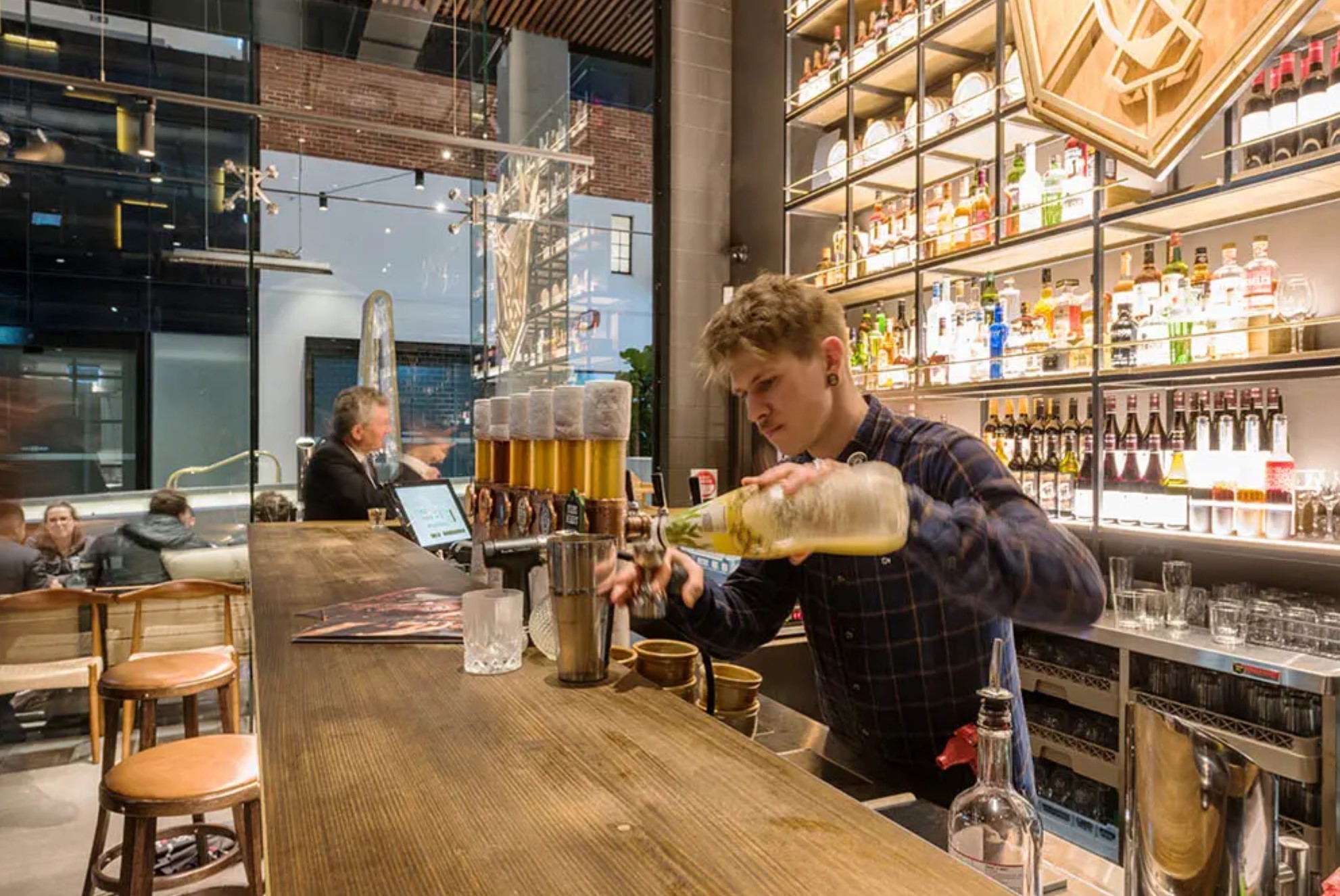 Hunter & Barrel 餐厅室内设计丨澳大利亚珀斯丨Design Partnership-6