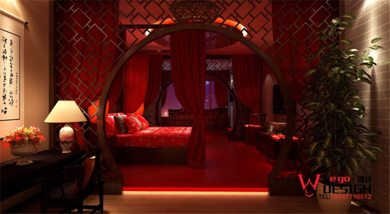 创意主题酒店设计 · 郑州山楂树情侣主题酒店装修设计-6