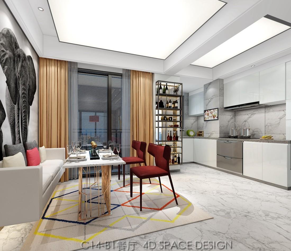 
京华假日湾花园样板房装修设计 -5