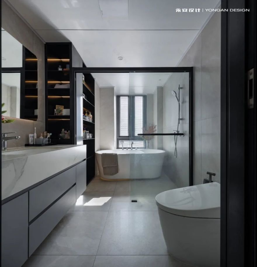 永安设计·瑧山海190m²|当中国元素遇上极简风-107