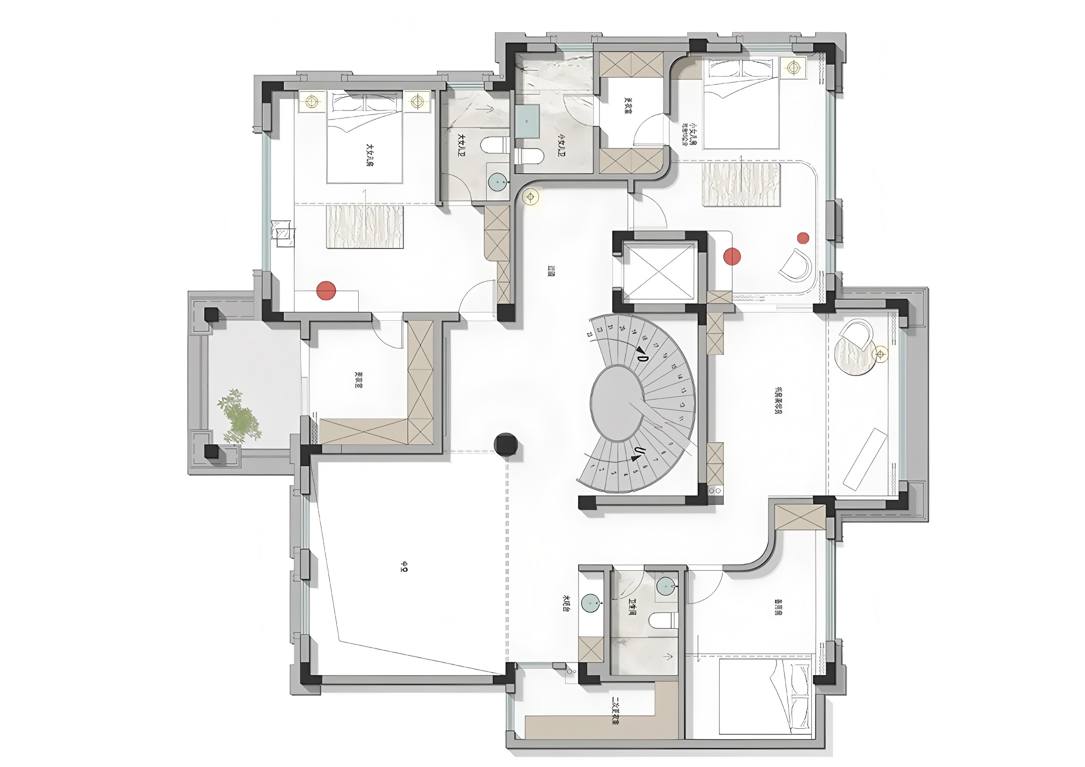 浙江义乌绿谷云溪1000m²丨中国浙江丨川行空间设计-74