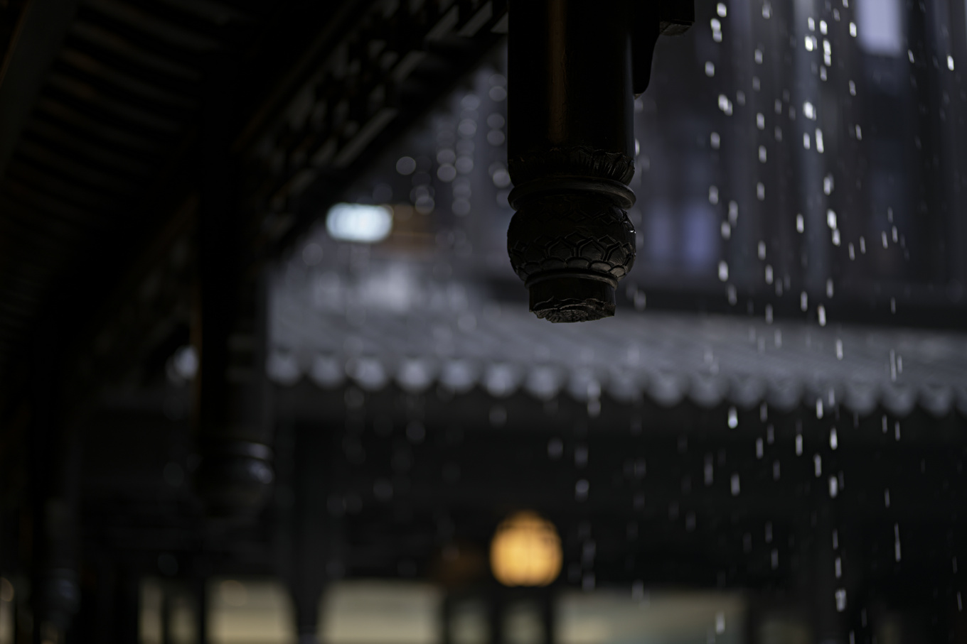 盘石设计 | 吴文粒:1745㎡绝美中式庭院,一帘诗意、四水归情!-16