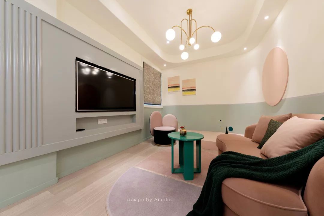 88㎡武汉住宅 | 红配绿温暖空间,以人为本的设计理念-26