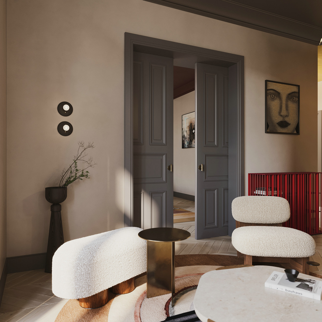 氛围感超强的小空间公寓设计-4