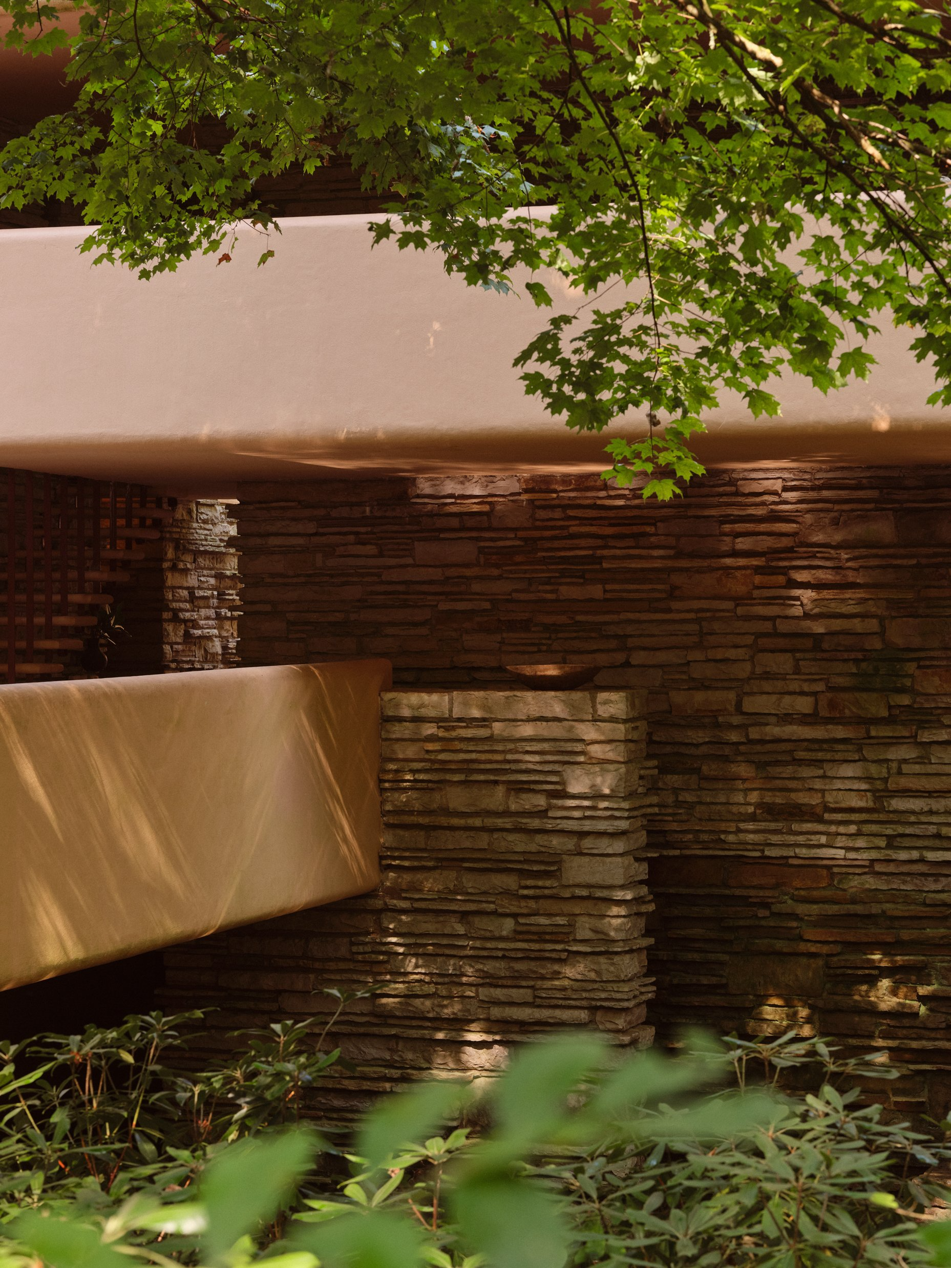 流水别墅丨美国宾夕法尼亚丨弗兰克·劳埃德·赖特-26