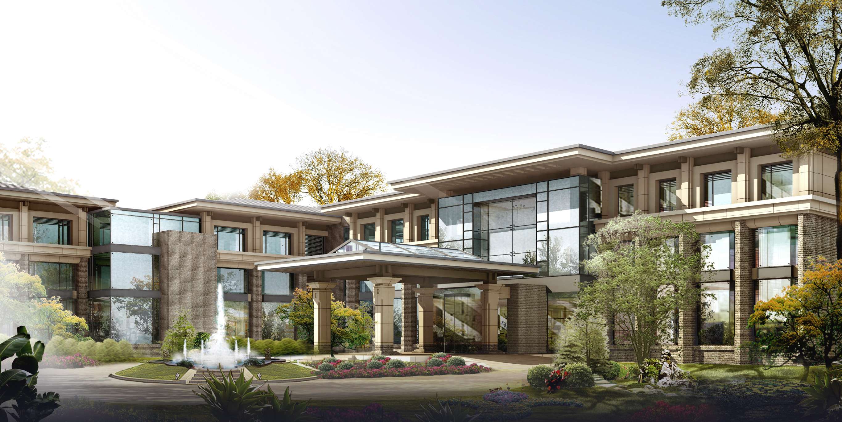 云南设计院+中外建工  云南昆明海埂别墅型酒店-8