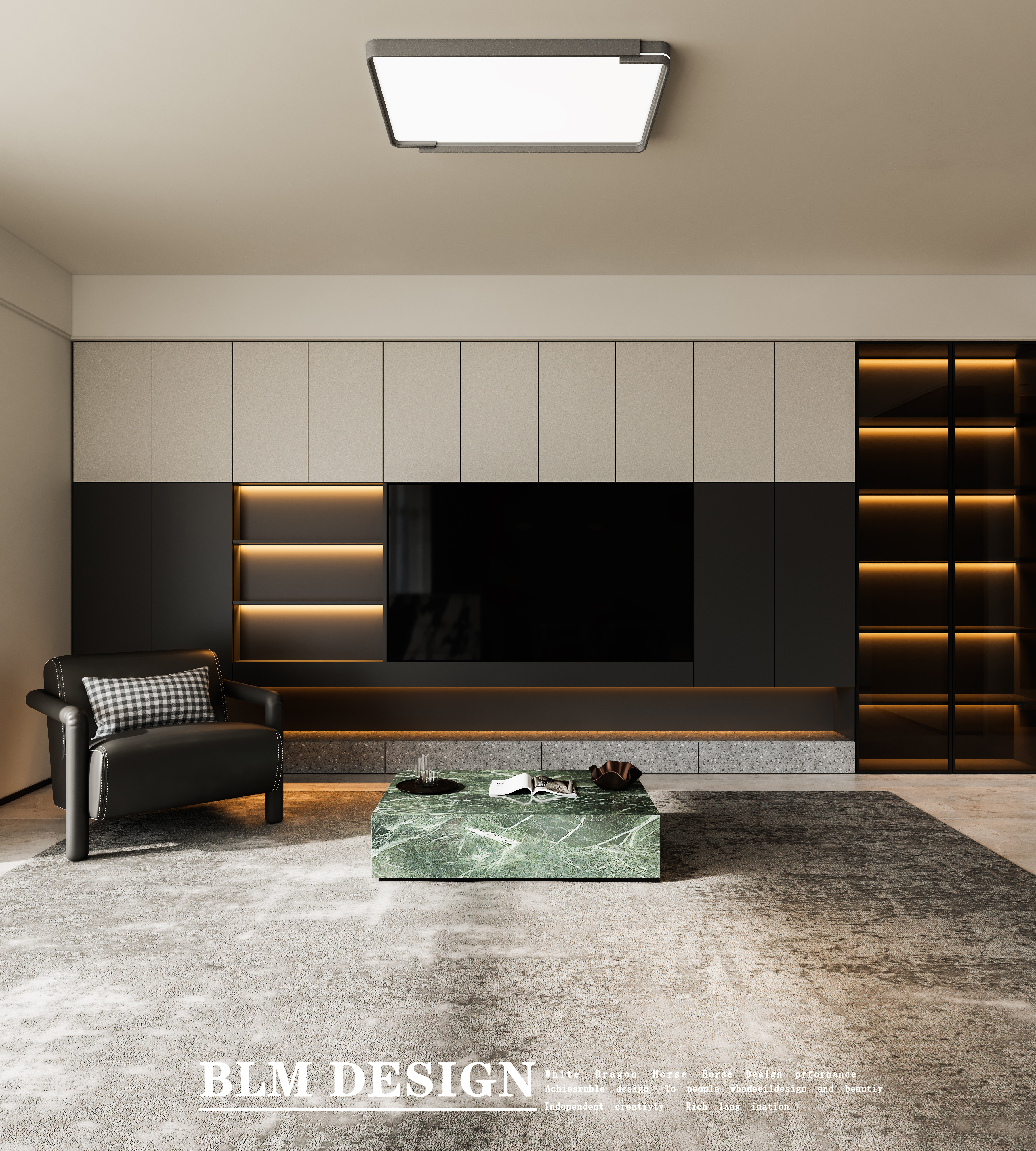 现代  白龙马效果图设计制作项目-10