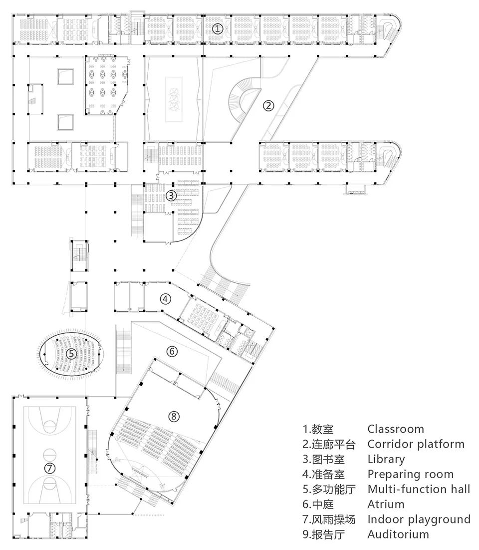 铜陵市十五中西湖校区及师范附小新校区丨中国铜陵丨安徽地平线建筑设计有限公司-73