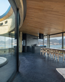 BIG uses rammed earth to create trio of luxury villas in Japan