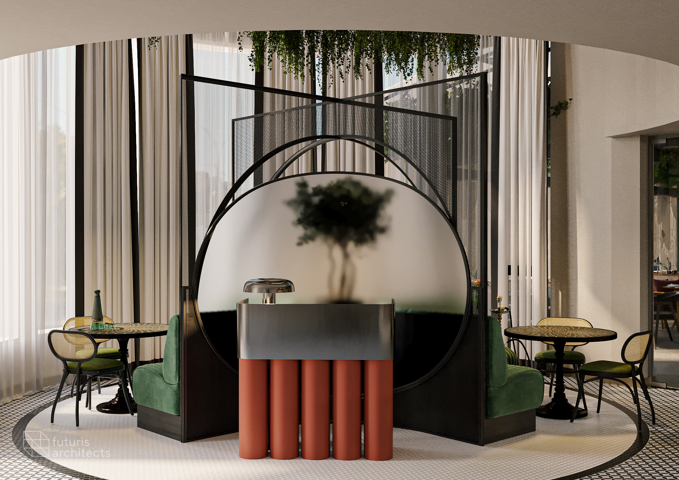 水烟吧丨美国洛杉矶丨Futuris Architects-6