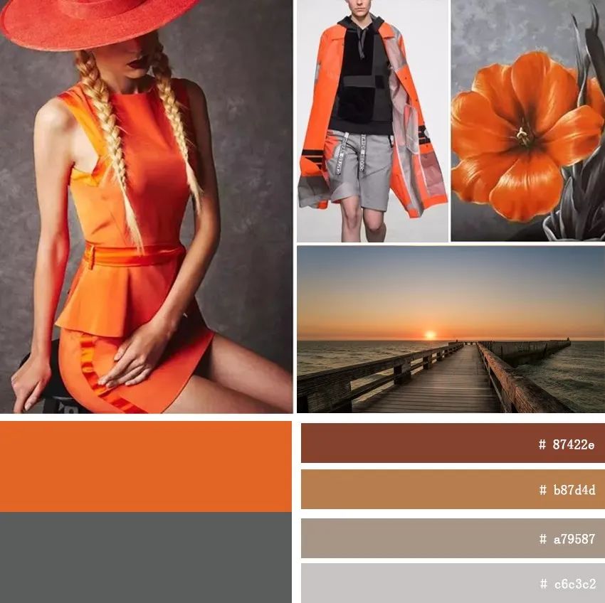 现代摩登家居,演绎高级灰与爱马仕橙的时尚碰撞-13