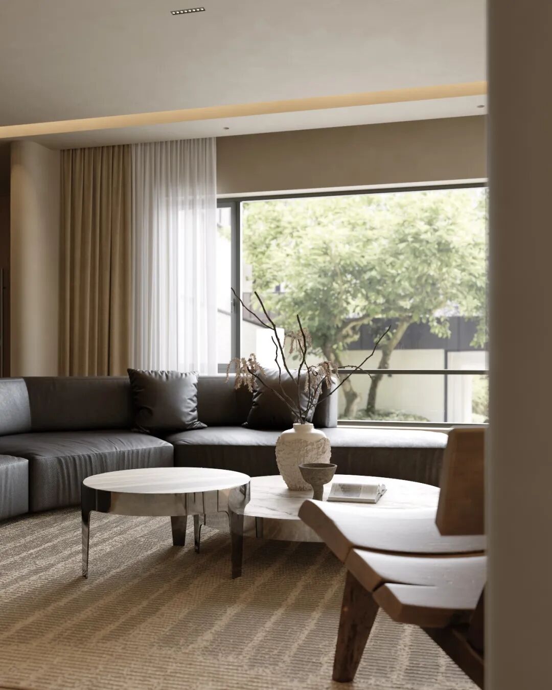 本界设计｜老钱风·用克制美学重塑空间-21