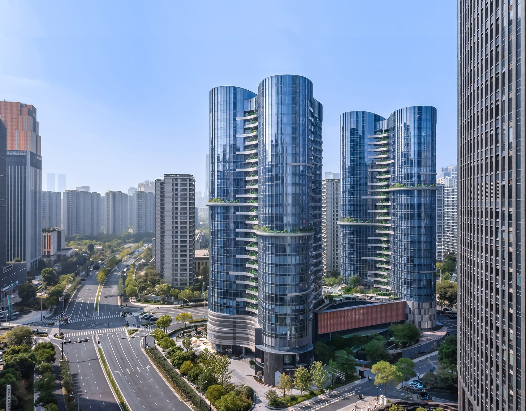 华鸿都会中心丨中国杭州丨MUDO墨度建筑 + 帝奥栖合-6