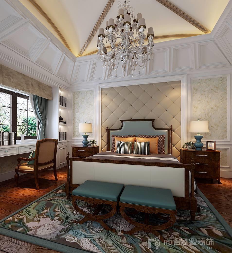 天津尚层设计-- 美式混搭风格别墅装修案例-6