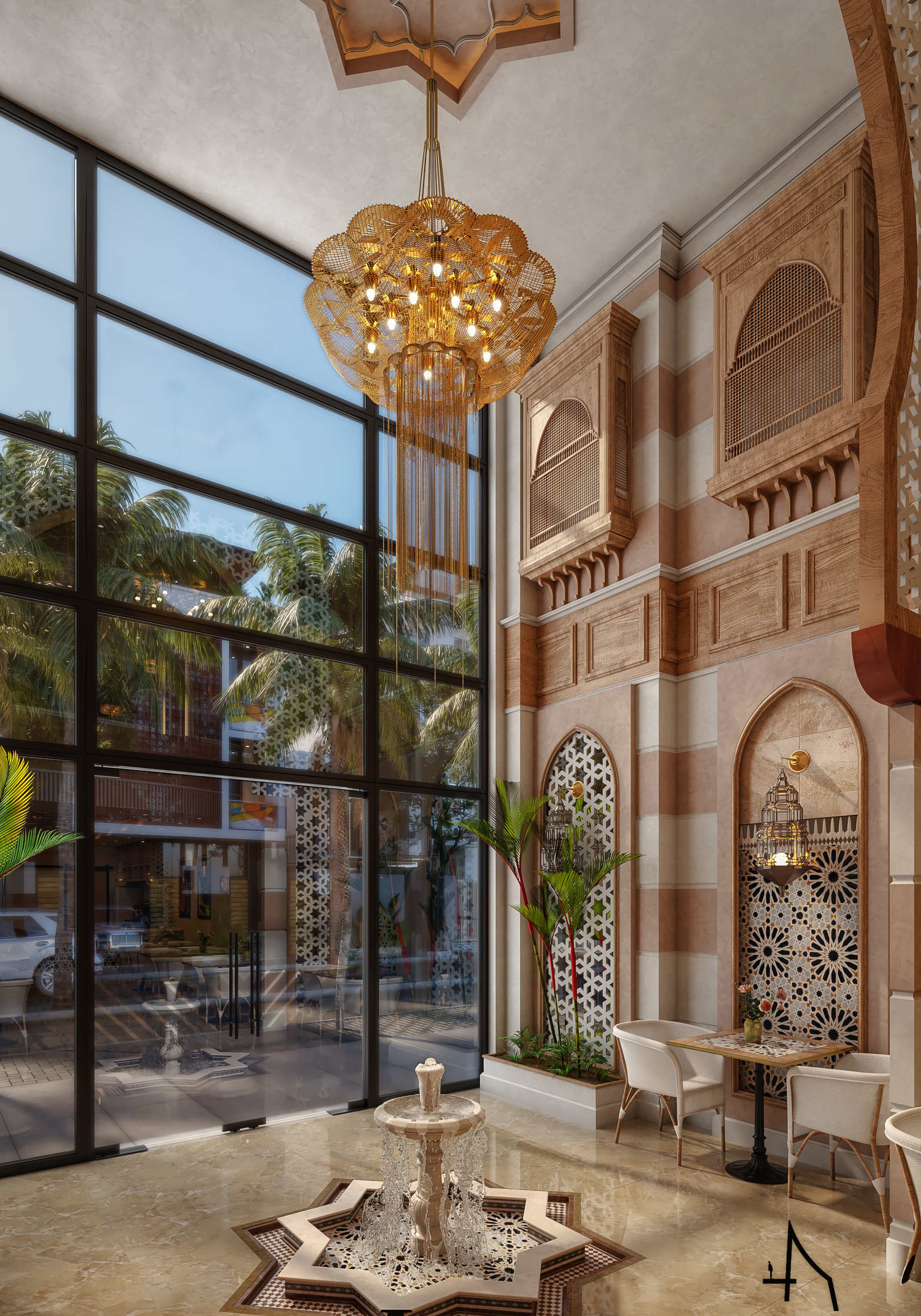 伊斯兰餐厅丨阿联酋迪拜丨Islamic star-10