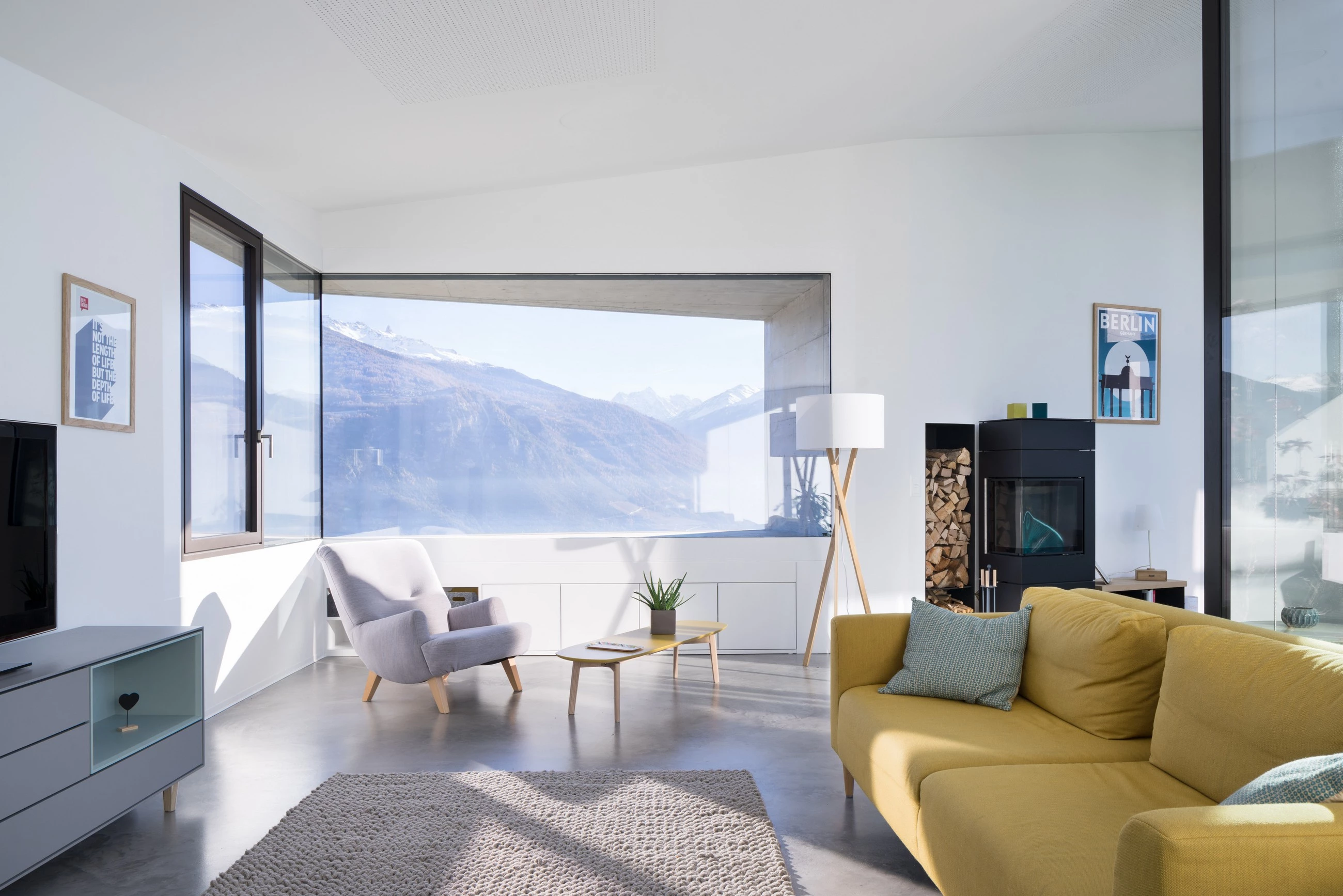 瑞士 Grimisuat 雕塑式住宅-24