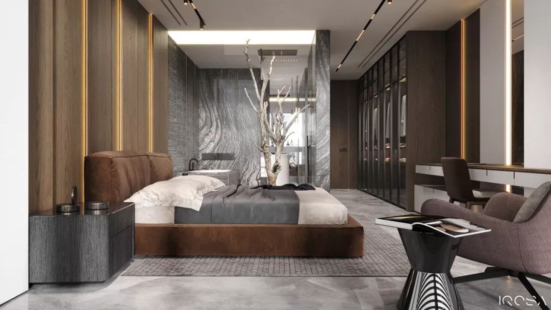 乌克兰 IQOSA 工作室打造野性公寓,粗犷与精致的完美融合-108