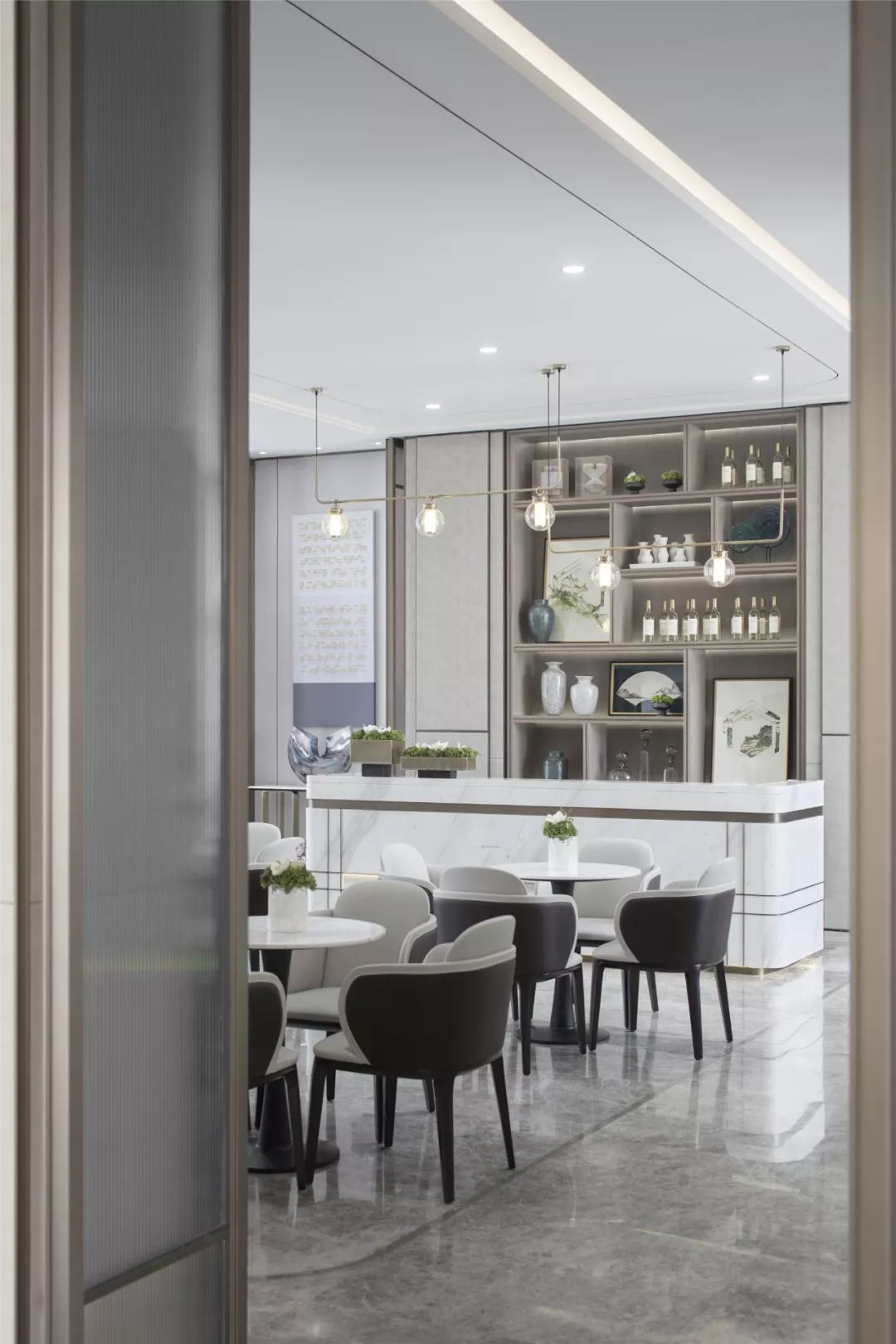 阳光城·上塘九里售楼处 | 温润如玉的现代空间-38