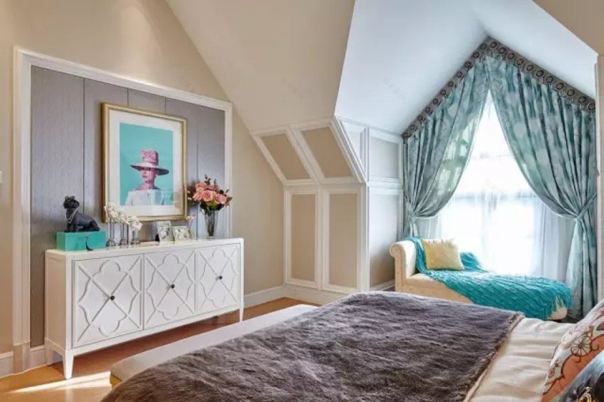 罗马假日 | 天津市星河上叠别墅样板房设计-16