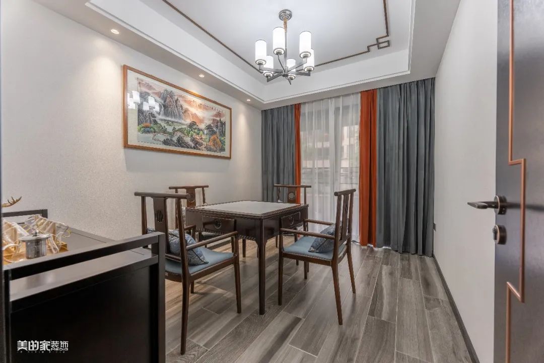 俊豪城西区新中式风格装修丨美的家装饰工程中心-79