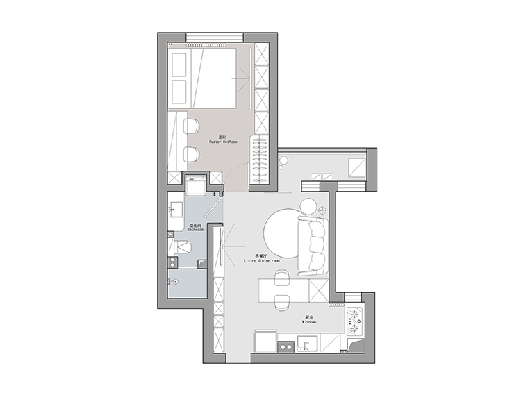 LDK设计解锁独居小家的社交属性，分享快乐永远排第一-54