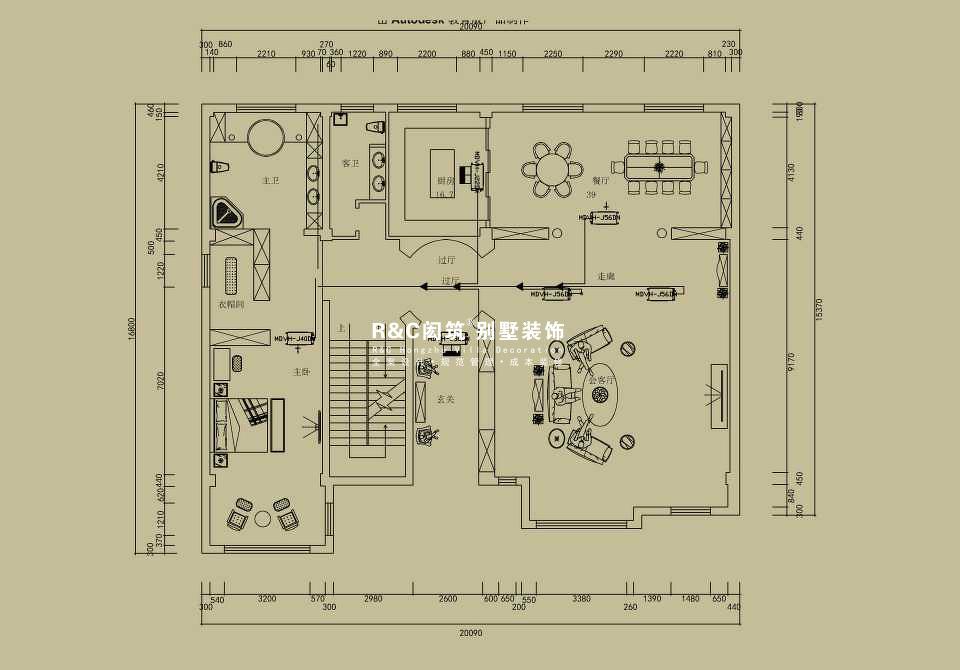 
鄂尔多斯自建别墅-拉菲城堡 -44