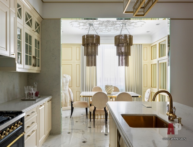 家庭住宅室内设计（靠近沙皇村的两层古典风格别墅）丨俄罗斯圣彼得堡丨TaupeHOME工作室（娜塔莉亚·谢苗诺娃领导）-25