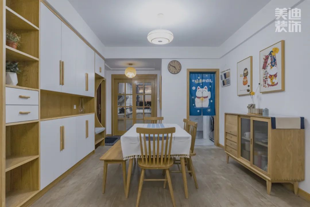 长沙护士的 131㎡日式原木之家,超多收纳空间诠释懒人哲学-25